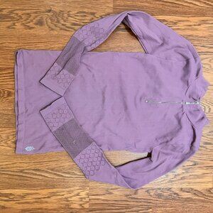 FP Movement Free People Mediu Pullover Yoga Jacket 1/4 Zip Purple